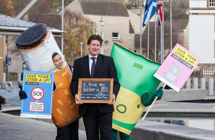 alexander burnett msp take litter home