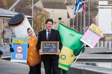 alexander burnett msp take litter home